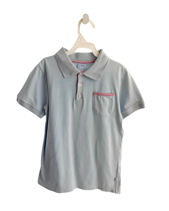 BELLA BLISS  LT BLUE    KNIT SS SHIRT