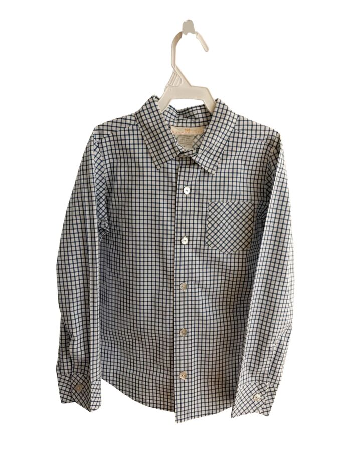 HANNAH KATE  BLUE  WINDOWPANE  DRESS SHIRT