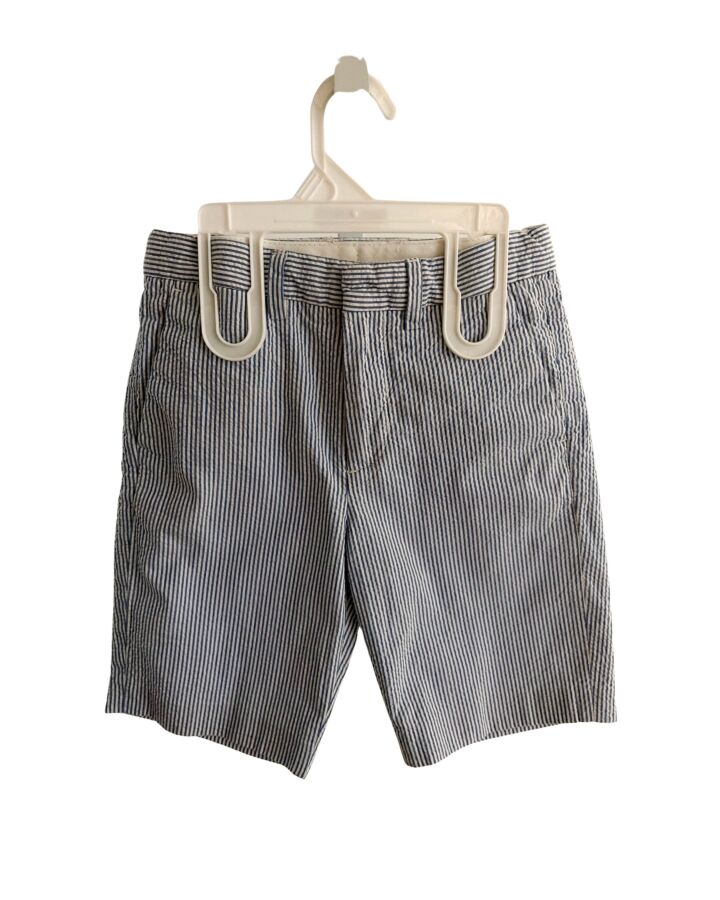 CREWCUTS  BLUE SEERSUCKER STRIPED  SHORTS