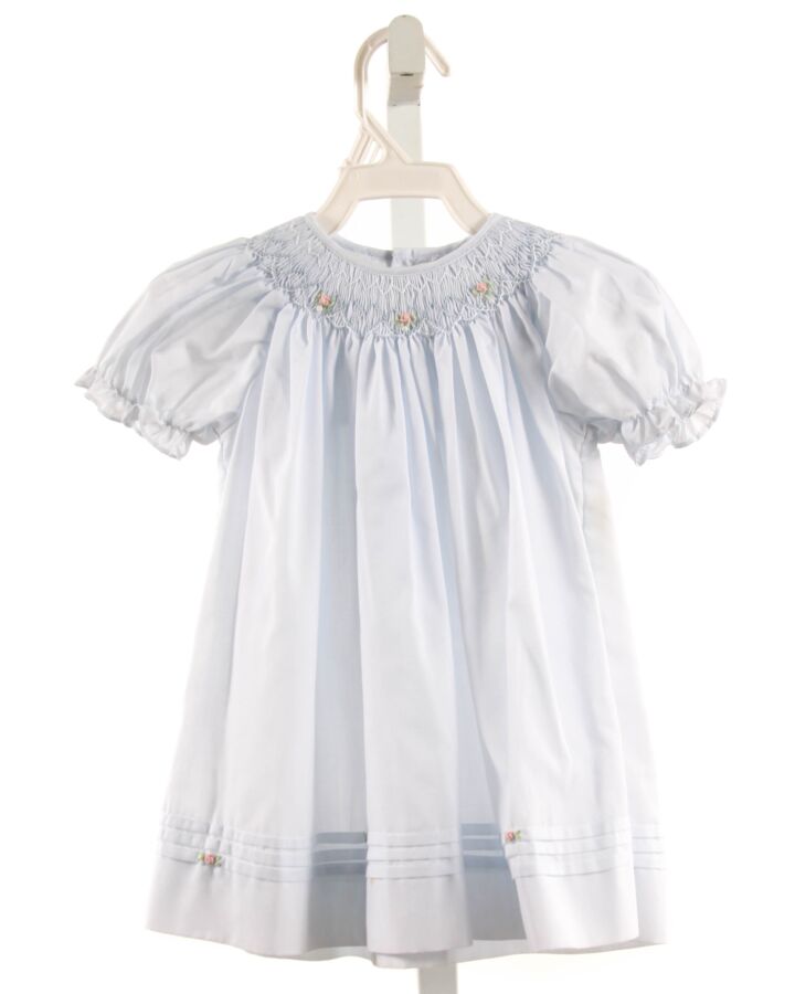 PETIT AMI  LT BLUE   SMOCKED DRESS