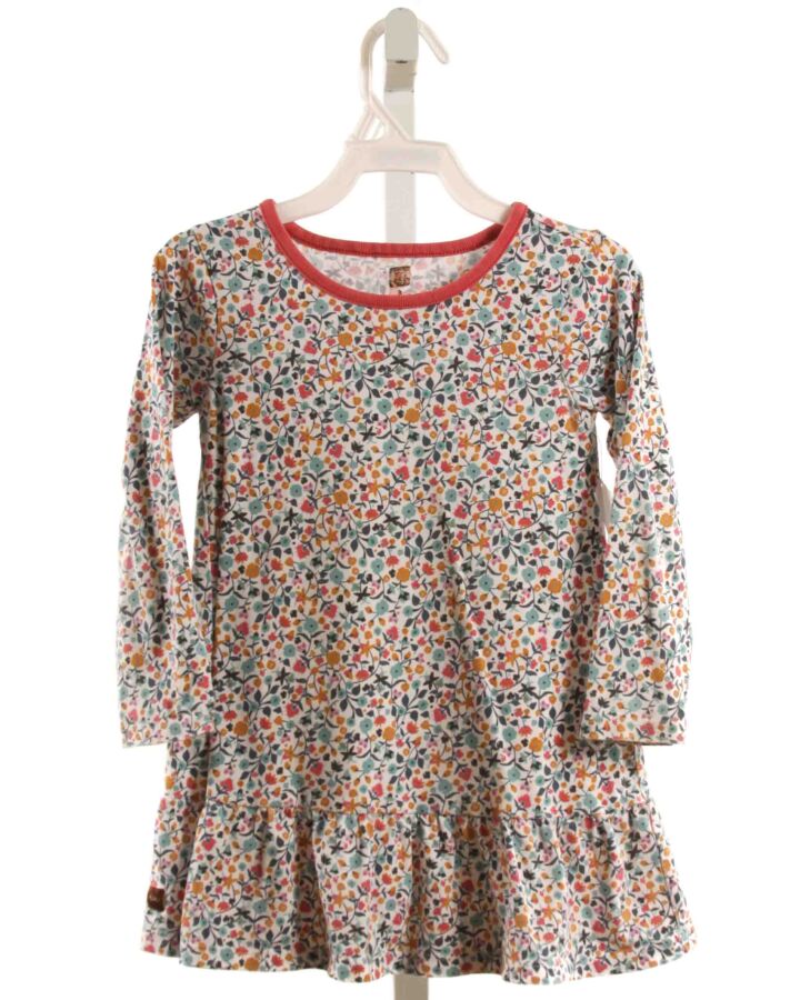 TEA  MULTI-COLOR  FLORAL  KNIT DRESS