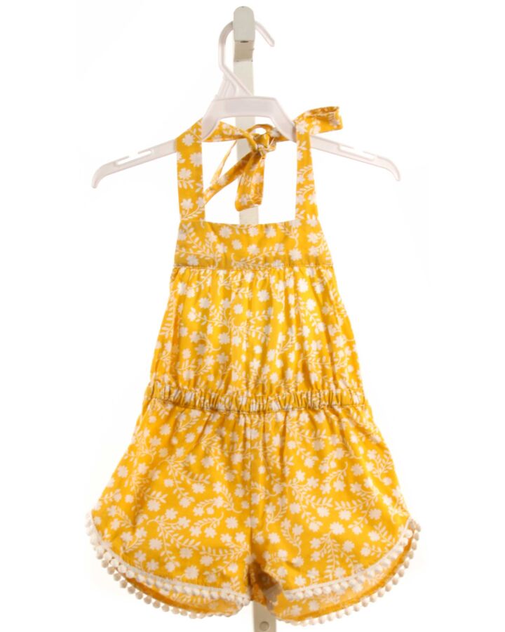 ELEANOR ROSE  YELLOW  FLORAL  ROMPER