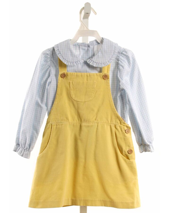 LITTLE ENGLISH  YELLOW CORDUROY   DRESS