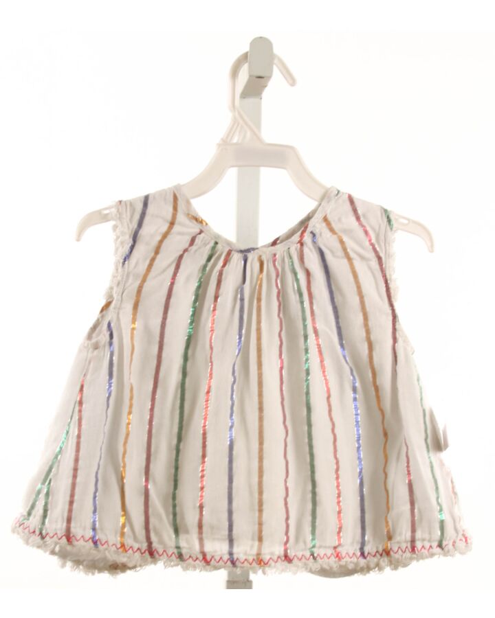 ALMIRAH  MULTI-COLOR  STRIPED  SLEEVELESS SHIRT