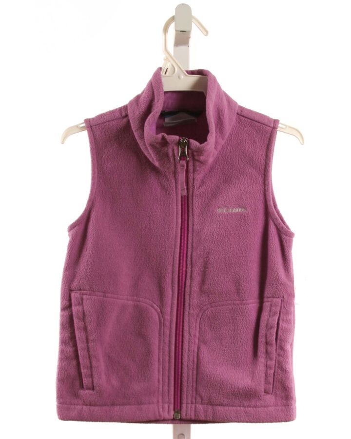 COLUMBIA  PURPLE FLEECE   VEST