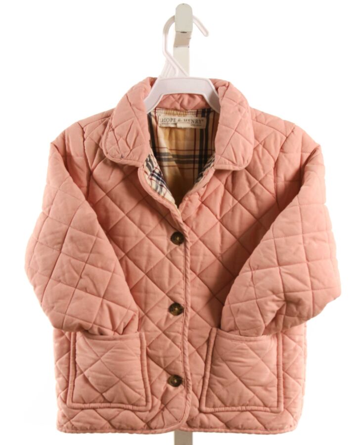 HOPE & HENRY  PINK    OUTERWEAR