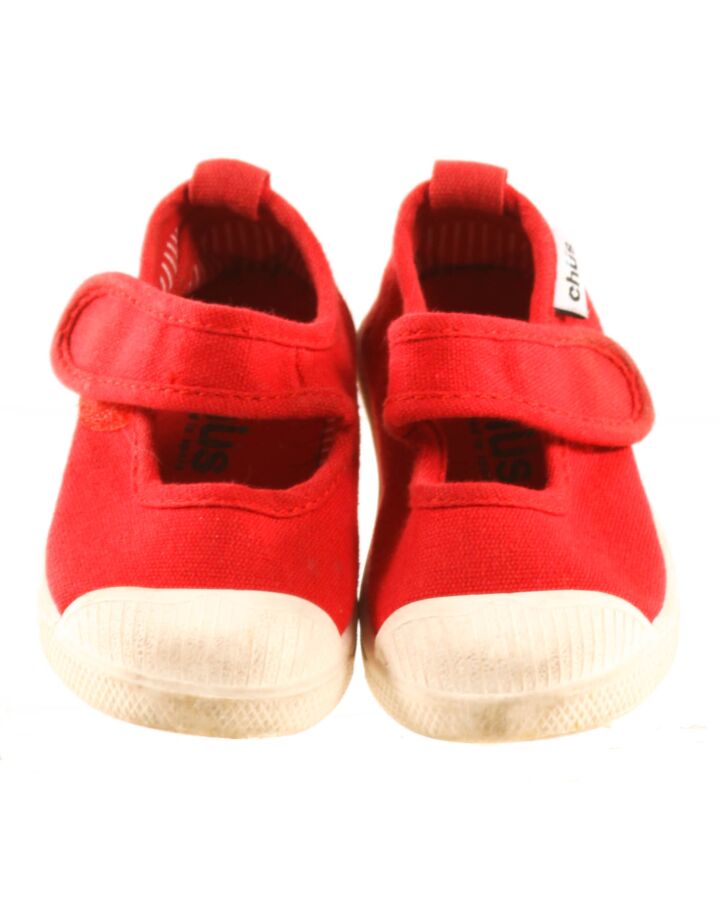 CHUS RED SHOES *EU SIZE 23 EQUIVALENT TO SIZE TODDLER 6.5-7 *VGU SIZE TODDLER 6.5