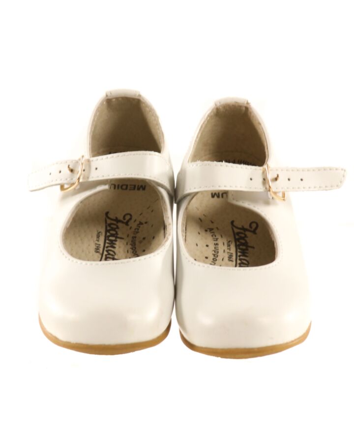 FOOTMATES WHITE MARY JANES  *EUC SIZE TODDLER 8