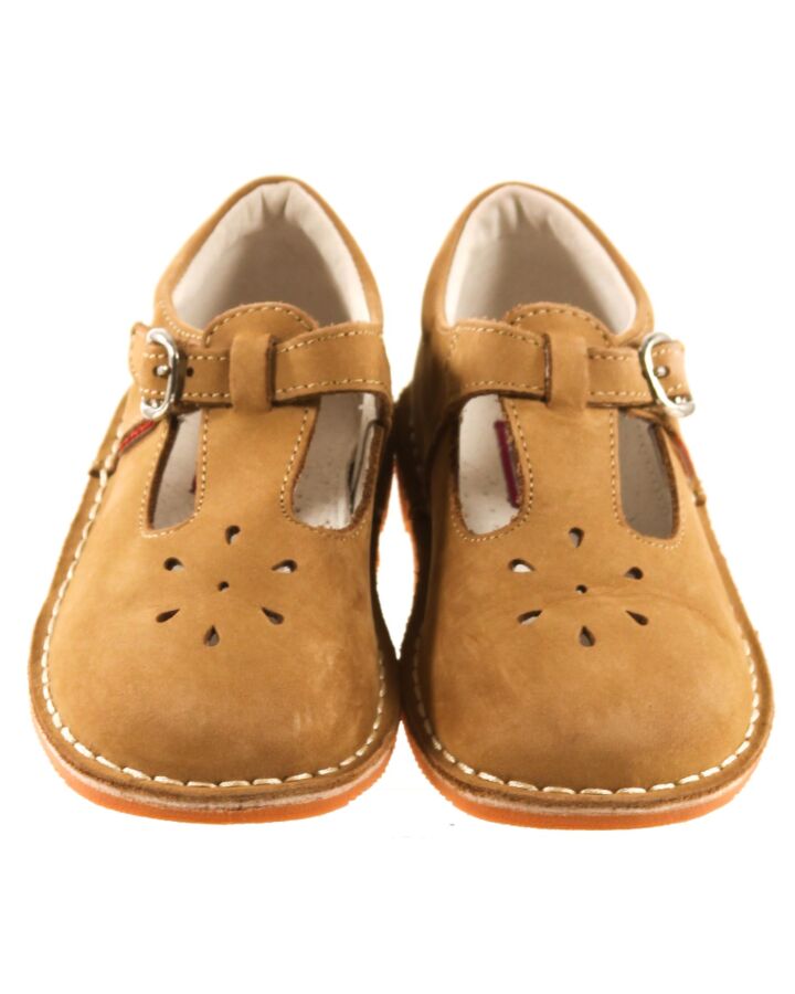 L'AMOUR BROWN MARY JANES  *EUC SIZE TODDLER 10