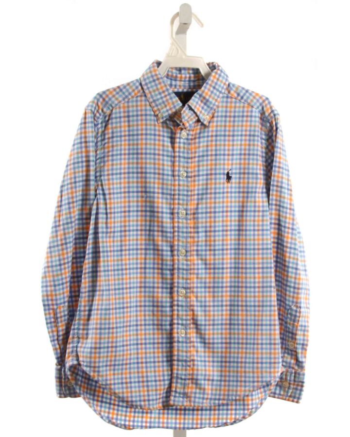 RALPH LAUREN  MULTI-COLOR  PLAID  DRESS SHIRT