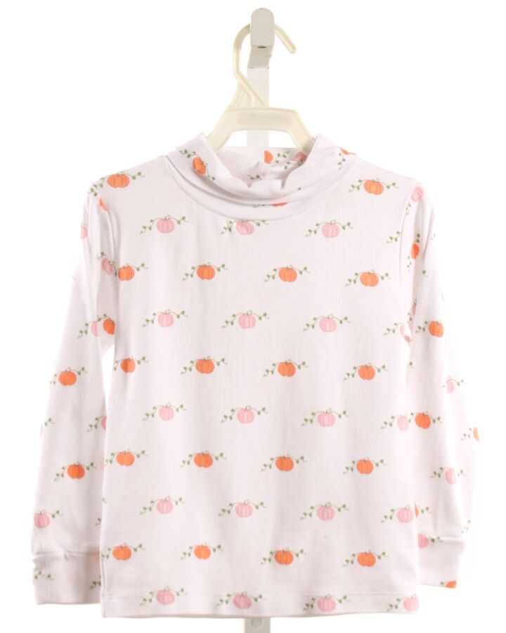 LITTLE ENGLISH  ORANGE  PRINT  KNIT LS SHIRT