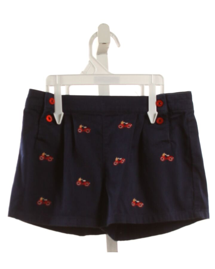 HARTSTRINGS  NAVY   EMBROIDERED SHORTS