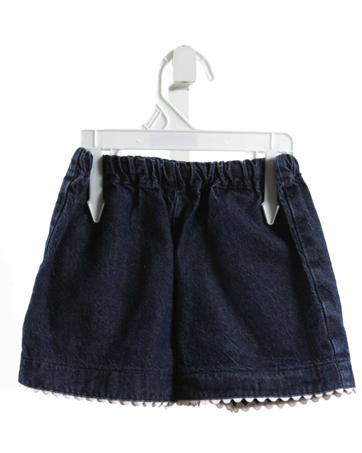 KAYCE HUGHES  CHAMBRAY    SHORTS WITH RIC RAC