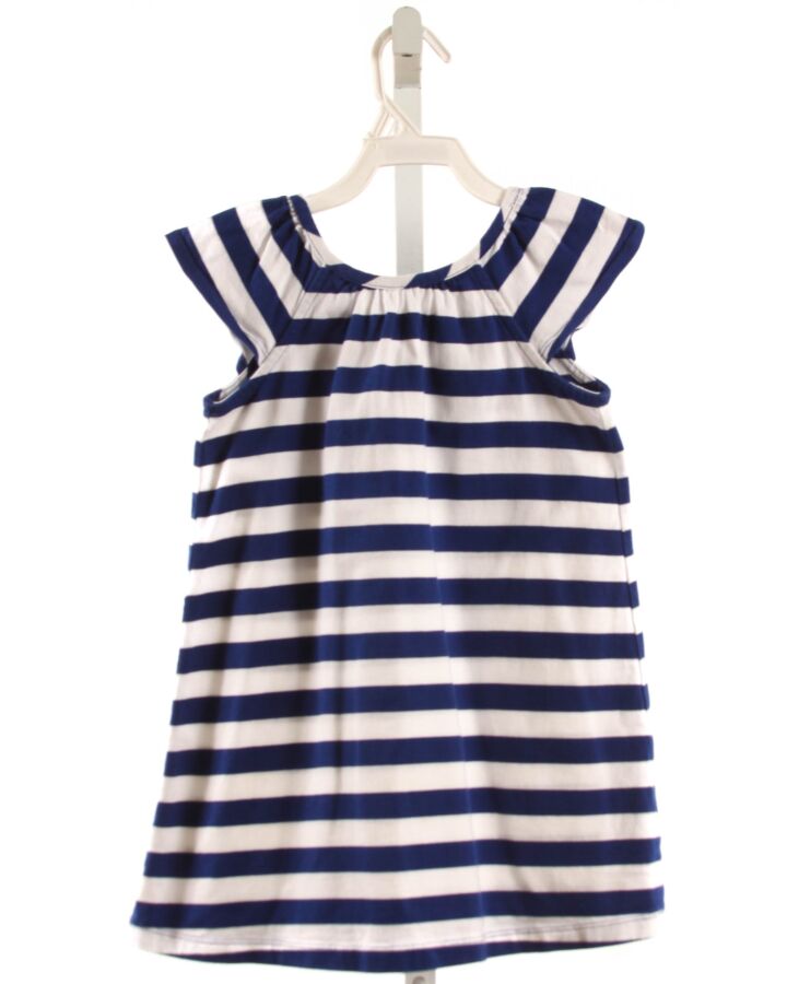 HANNA ANDERSSON  BLUE KNIT STRIPED  DRESS