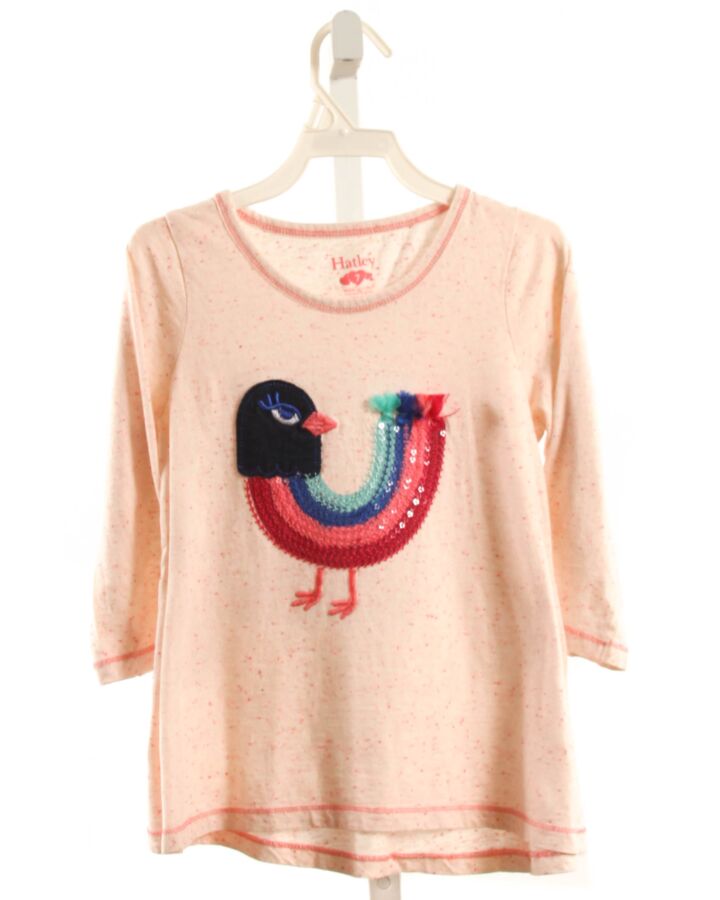 HATLEY  LT PINK   APPLIQUED KNIT LS SHIRT