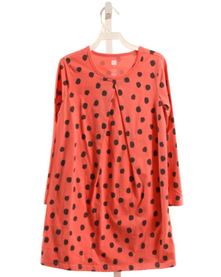 TEA  HOT PINK  POLKA DOT  KNIT DRESS