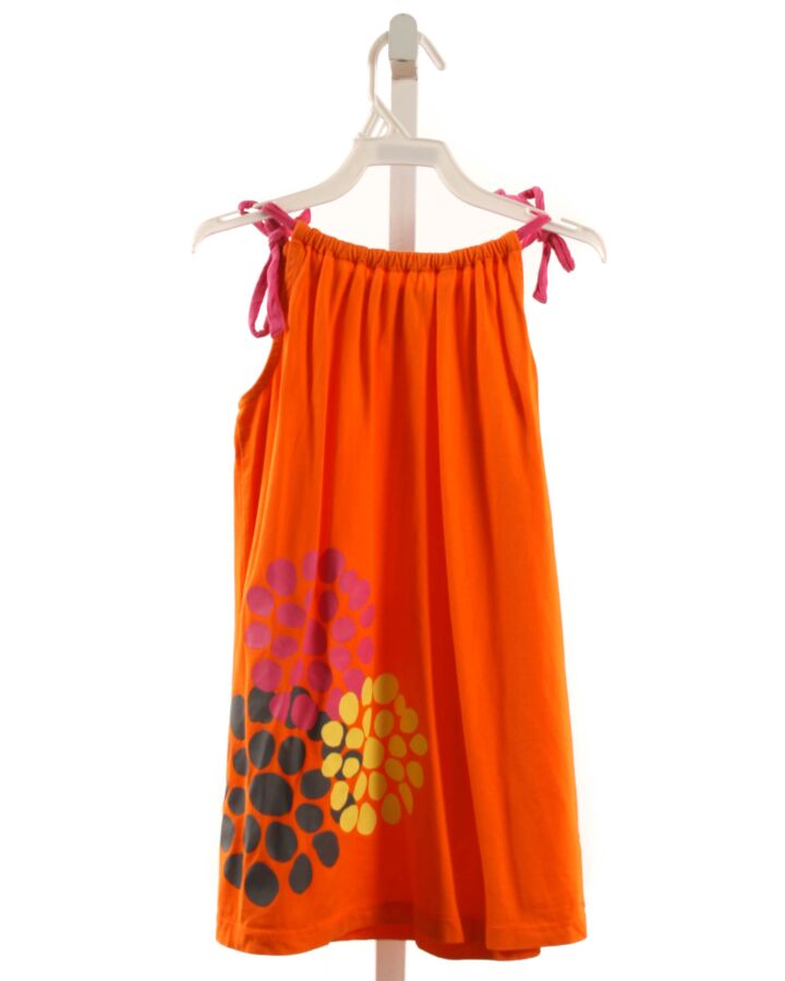HANNA ANDERSSON  ORANGE   PRINTED DESIGN KNIT DRESS