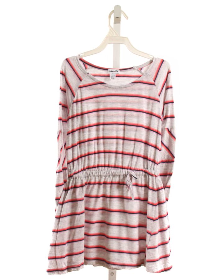 SPLENDID  GRAY  STRIPED  KNIT DRESS