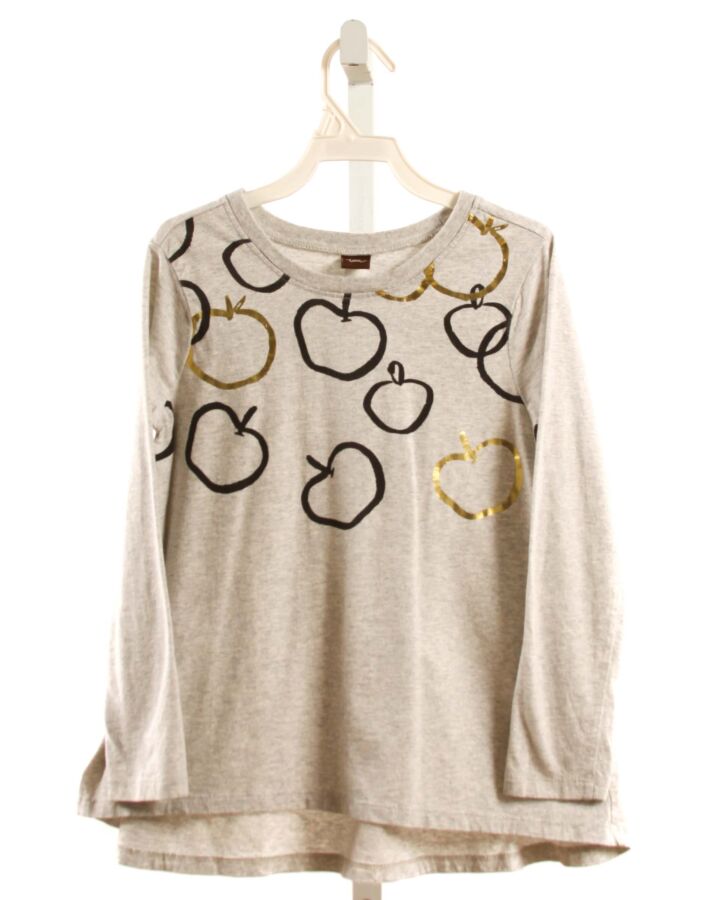 TEA  GRAY  PRINT  KNIT LS SHIRT