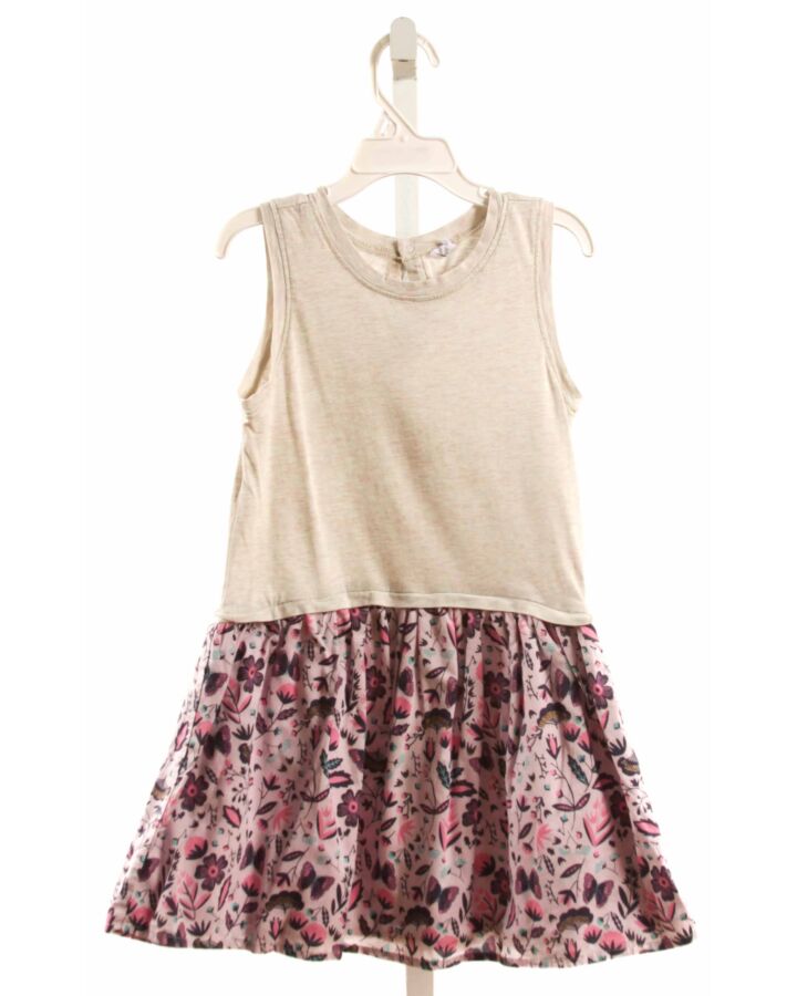 EGG  LAVENDER  FLORAL  KNIT DRESS