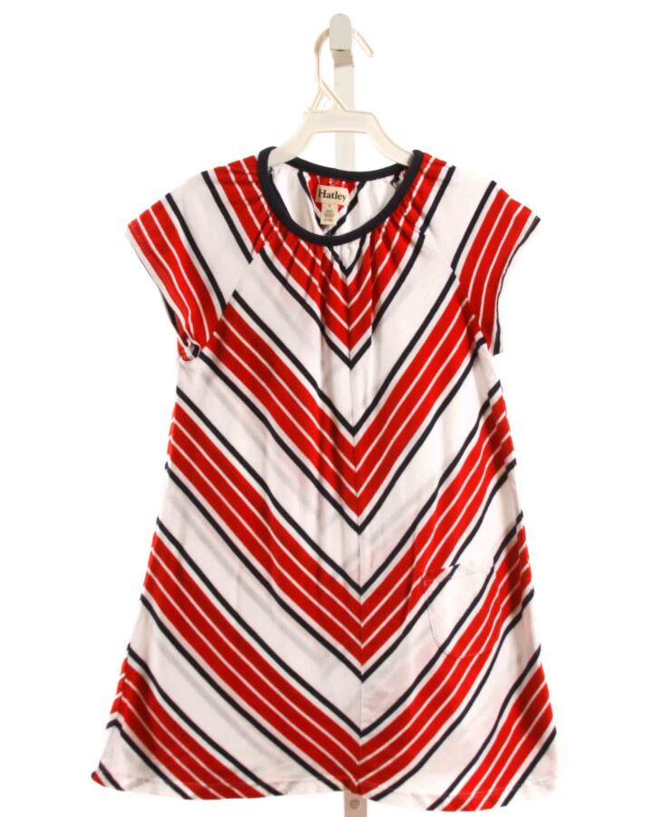 HATLEY  RED  STRIPED  KNIT DRESS