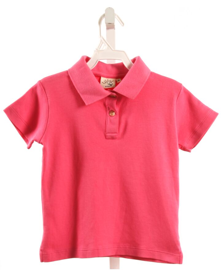 LUIGI  PINK    KNIT SS SHIRT
