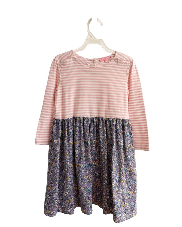 BISBY BY LITTLE ENGLISH  PURPLE  FLORAL  KNIT DRESS