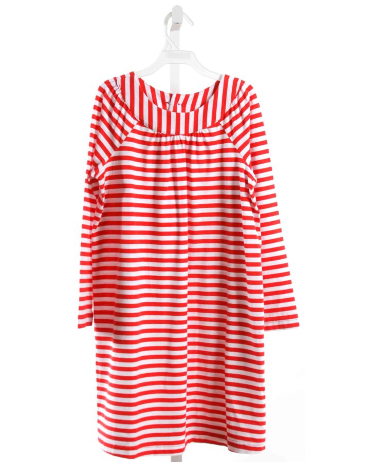 KELLY'S KIDS  RED KNIT STRIPED  DRESS