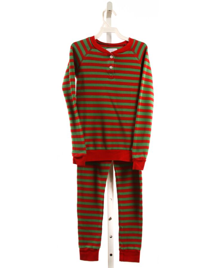 LAKE PAJAMAS  RED  STRIPED  LOUNGEWEAR