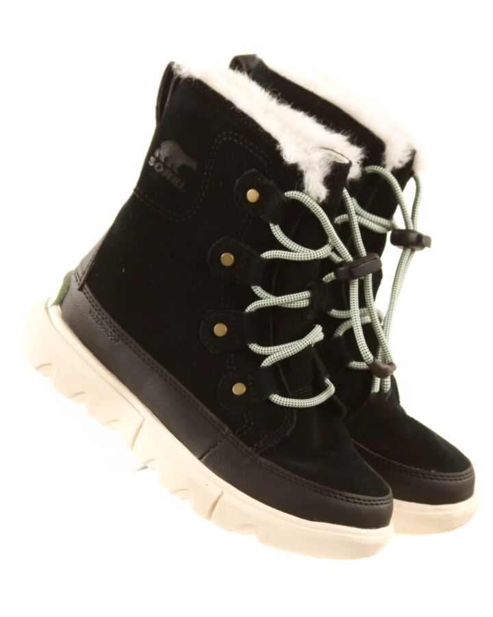 SOREL BLACK BOOTS  *EUC SIZE CHILD 1