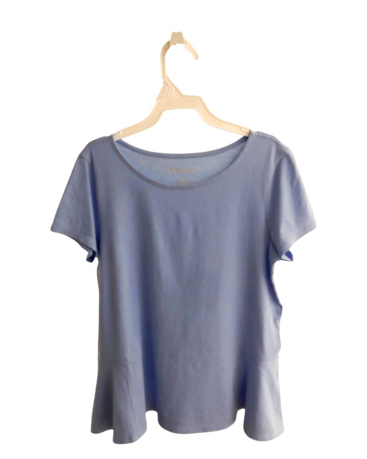 LILLY PULITZER  LT BLUE    KNIT SS SHIRT