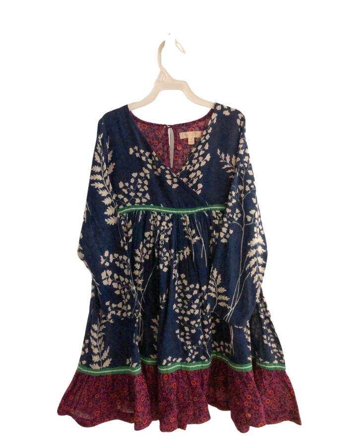 PINK CHICKEN  NAVY  FLORAL  DRESS