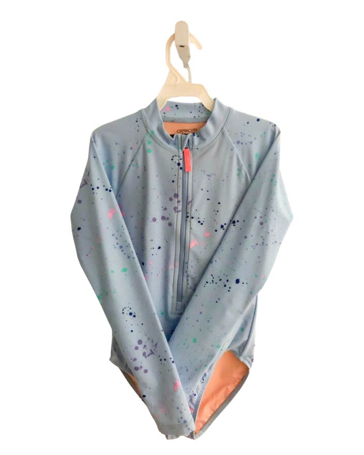 CREWCUTS  AQUA    1-PIECE SWIMSUIT