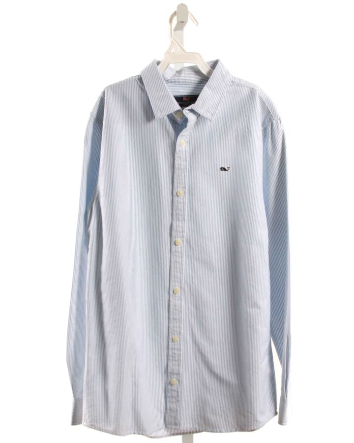 VINEYARD VINES  LT BLUE  STRIPED  DRESS SHIRT