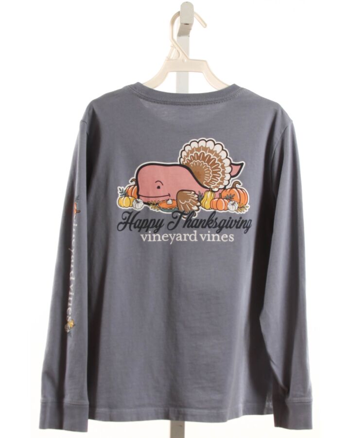 VINEYARD VINES  GRAY   PRINTED DESIGN T-SHIRT