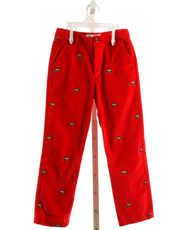 CPC  RED CORDUROY  EMBROIDERED PANTS