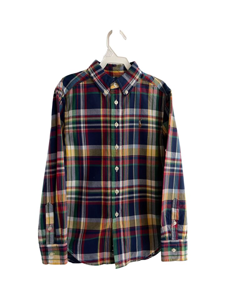 POLO BY RALPH LAUREN  NAVY  PLAID  DRESS SHIRT