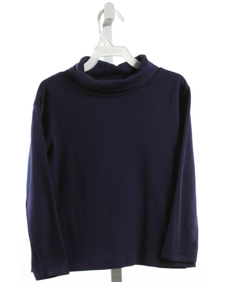 PETIT PEONY  NAVY    KNIT LS SHIRT