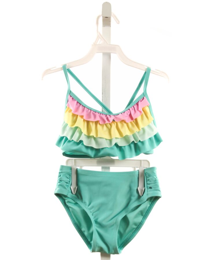 SOLI SWIM  MINT    2-PIECE SWIMSUIT WITH RUFFLE