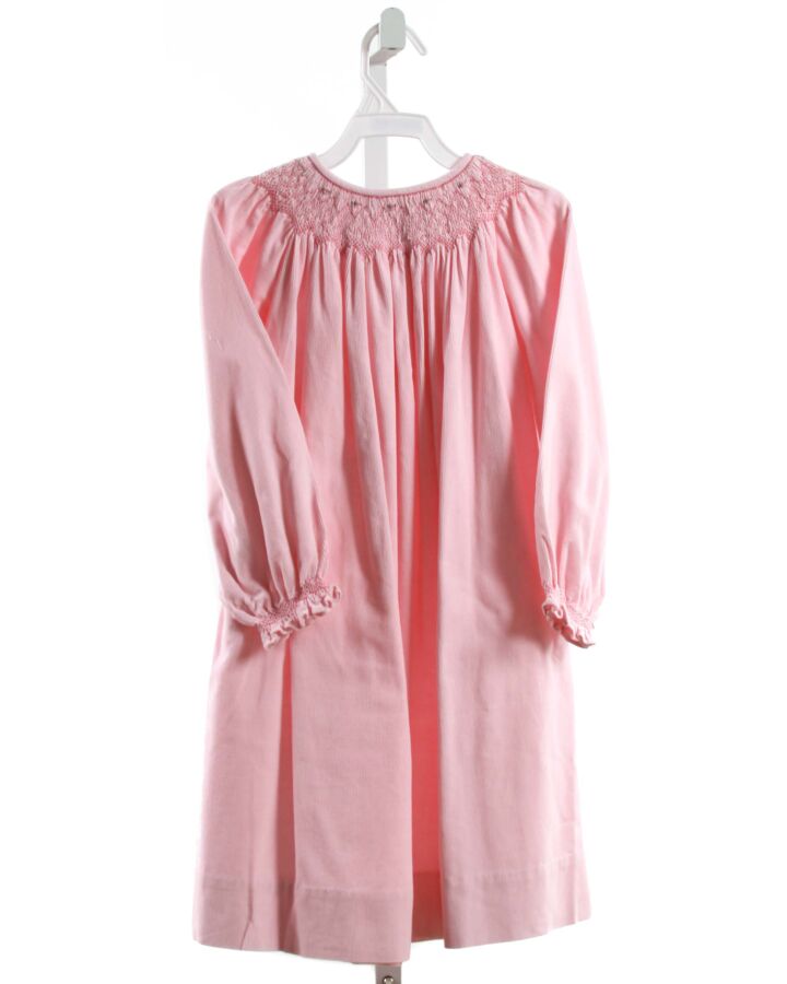 ORIENT EXPRESSED  PINK CORDUROY  SMOCKED DRESS