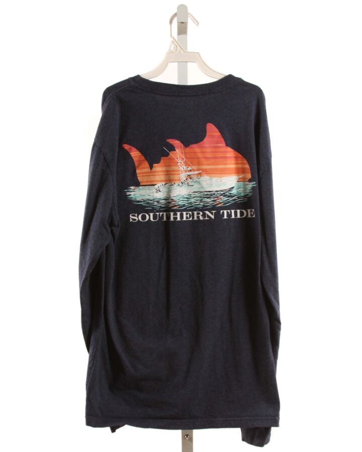 SOUTHERN TIDE  NAVY   PRINTED DESIGN T-SHIRT