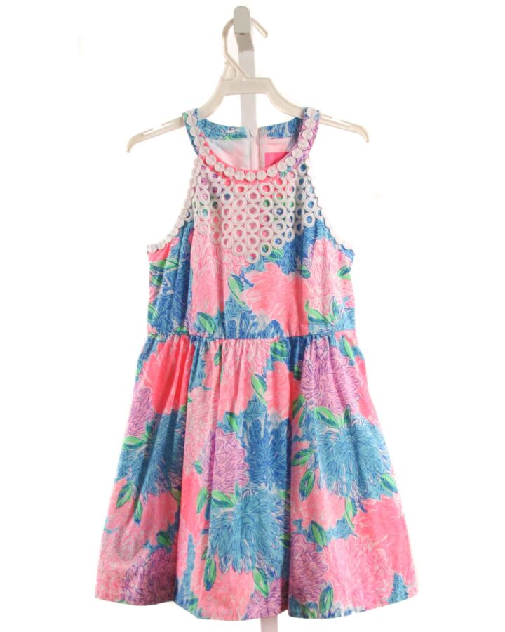 LILLY PULITZER  BLUE  FLORAL  DRESS