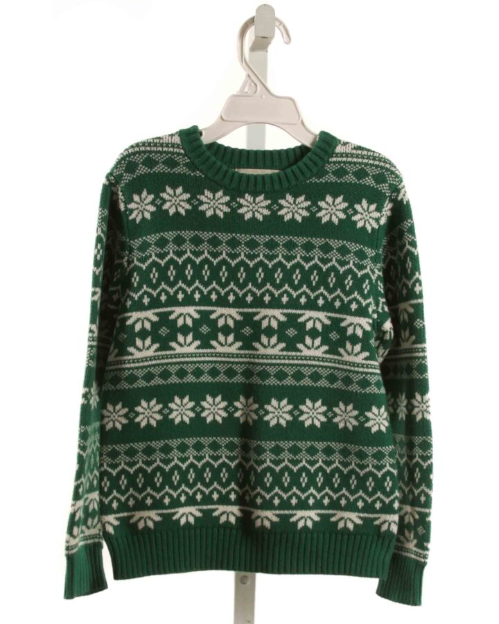 TUCKER & TATE  GREEN    SWEATER