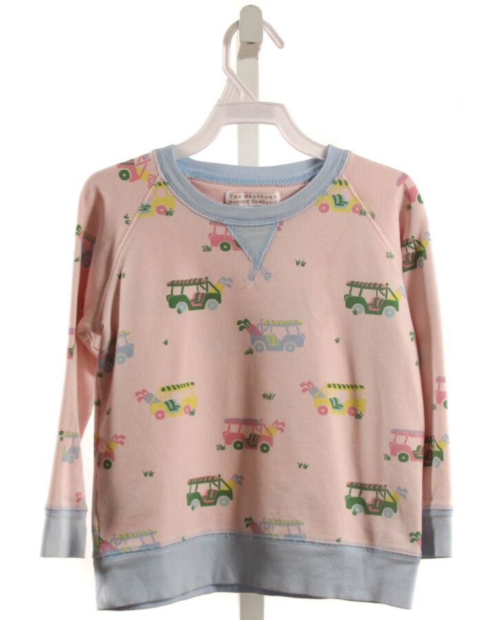 THE BEAUFORT BONNET COMPANY  PINK  PRINT  PULLOVER