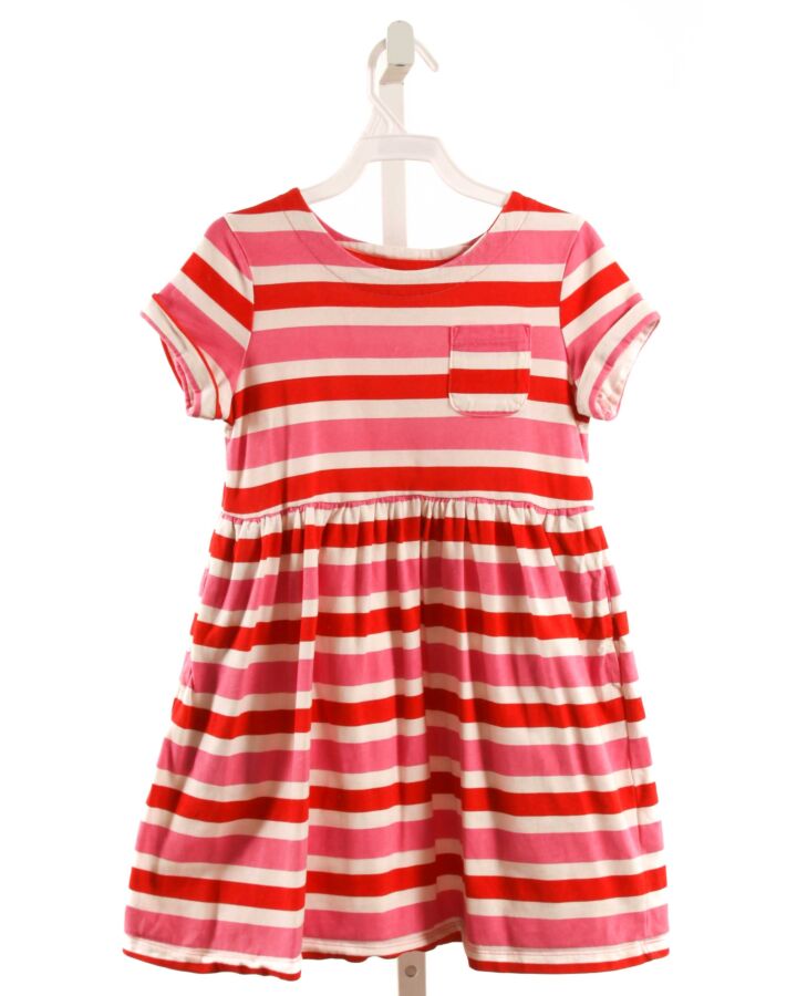 MINI BODEN  RED  STRIPED  KNIT DRESS