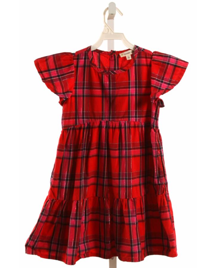 TUCKER & TATE  RED  PLAID  DRESS