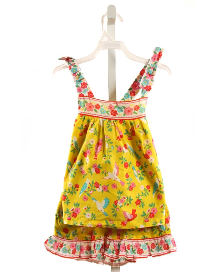 MINI BODEN  YELLOW  FLORAL  2-PIECE OUTFIT