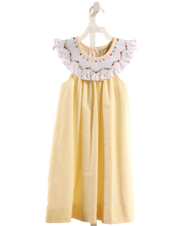 THE BEAUFORT BONNET COMPANY  PALE YELLOW   SMOCKED DRESS