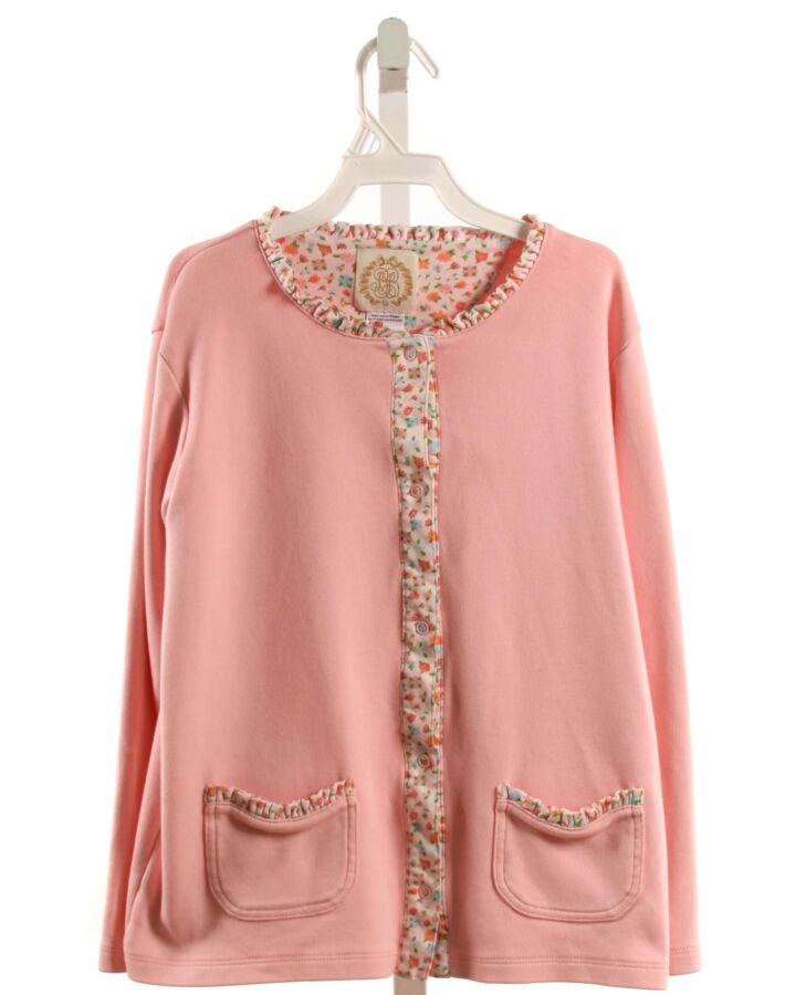 THE BEAUFORT BONNET COMPANY  PINK  FLORAL  CARDIGAN