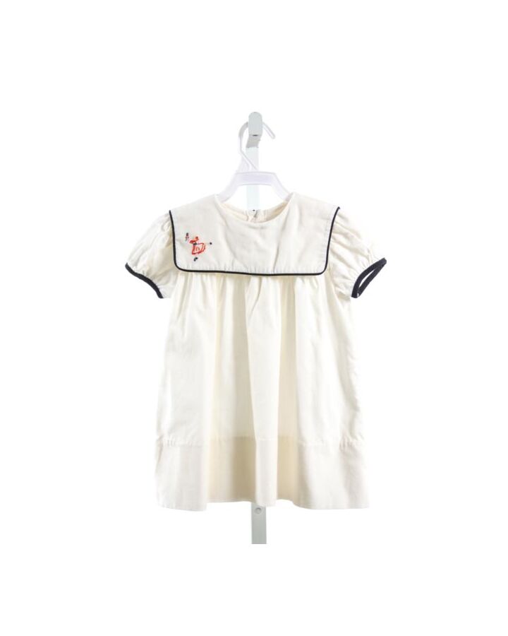 LULLABY SET  WHITE CORDUROY  DRESS